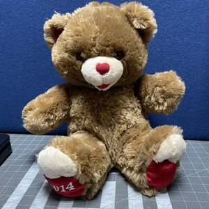 19" Dan Dee Plush Tan Red Sweetheart Teddy Bear Valentines 2014 Stuffed Animal